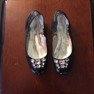 Guess by Marciano black ballet shoes